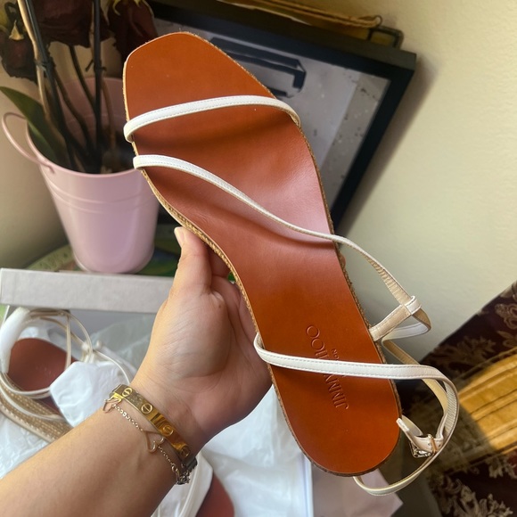 SALE🤍JIMMY CHOO latte drive 60 espadrilles heeled sandals 💞 - Picture 14 of 14